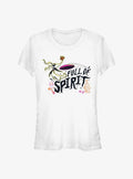 The Nightmare Before Christmas Zero Full Spirit Girls T-Shirt