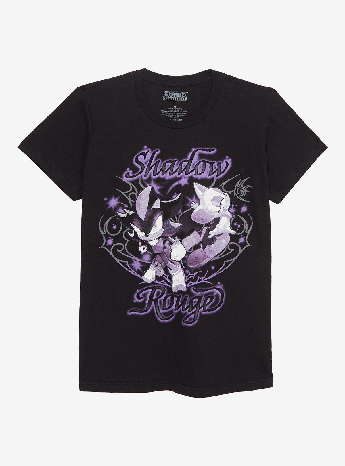 Sonic X Shadow Generations Dark Beginnings Shadow Rouge Girls T Shirt