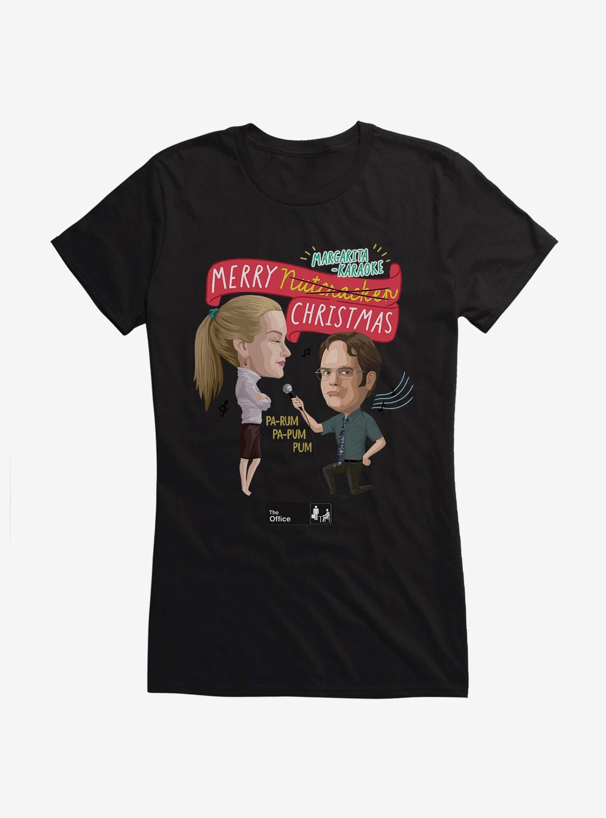 The Office Margarita-Karaoke Christmas Girls T-Shirt T-Shirt | Premium Graphic | Must-Have Style