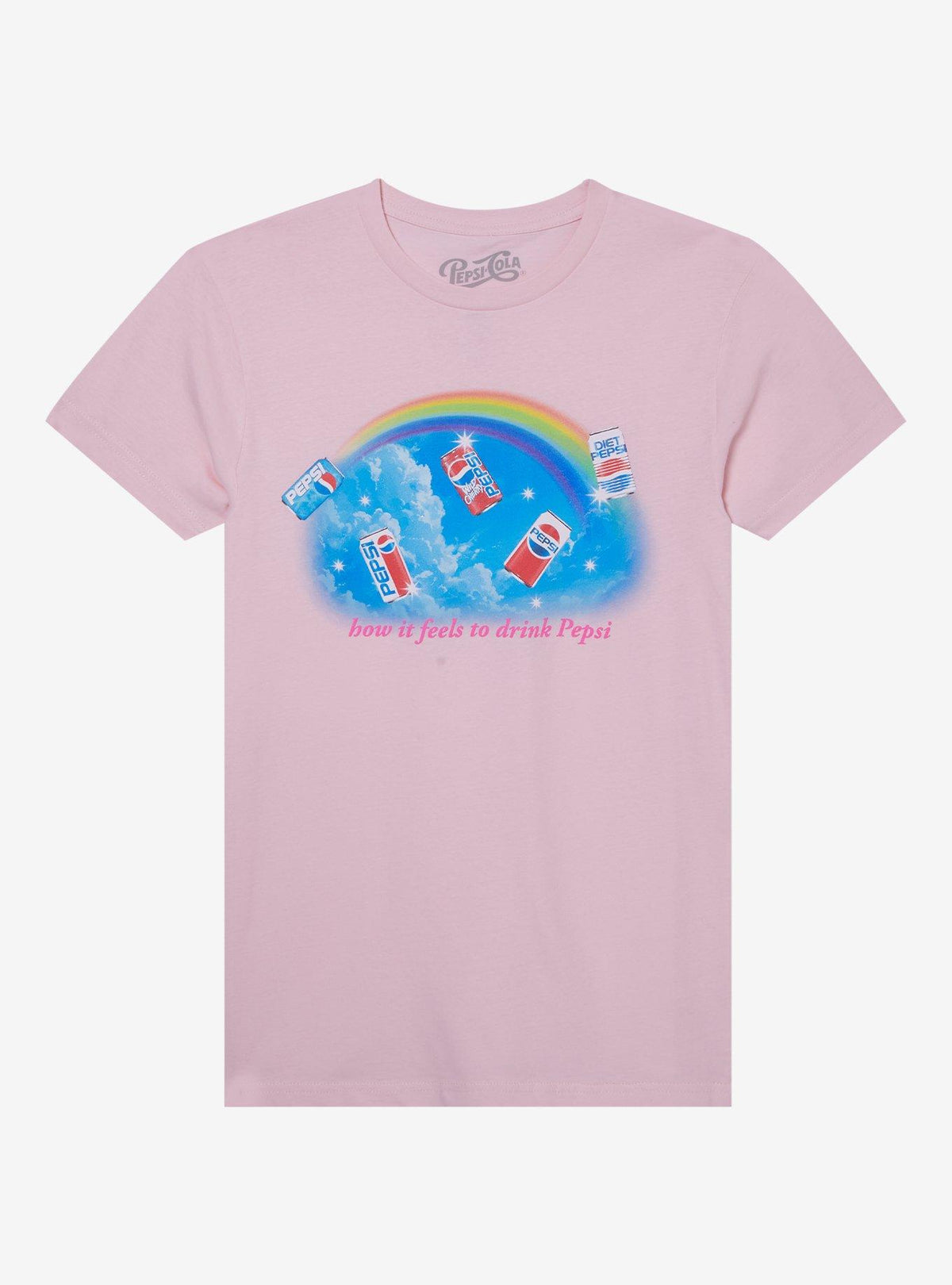 Pepsi Rainbow Sky Girls T-Shirt T-Shirt | High-Quality Print | Top Pick For Fans