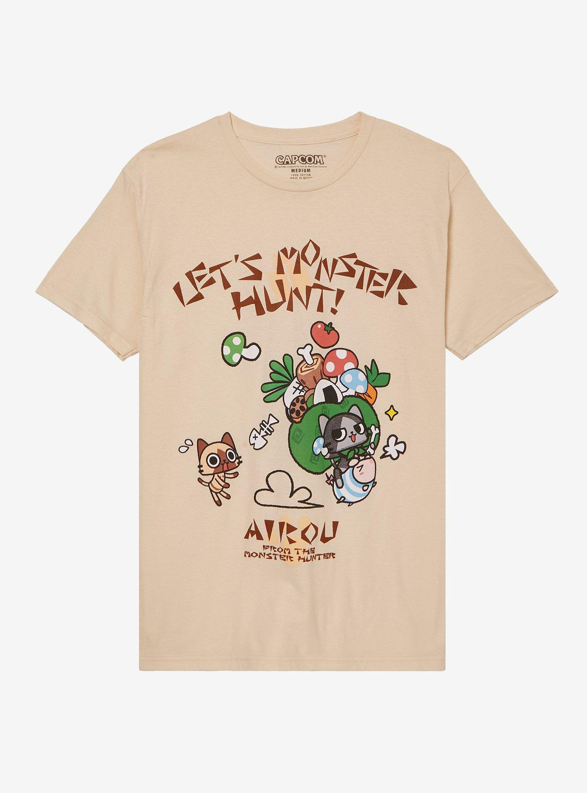 Monster Hunter Diary Airou Felyne T-Shirt T-Shirt | High-Quality Print | Great Gift Idea
