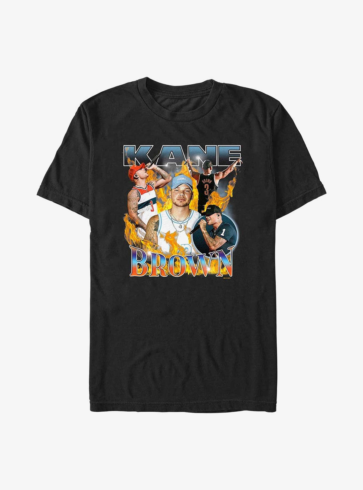 Kane Brown Flames Collage Big Tall T-Shirt T-Shirt | Premium Graphic | Must-Have Style