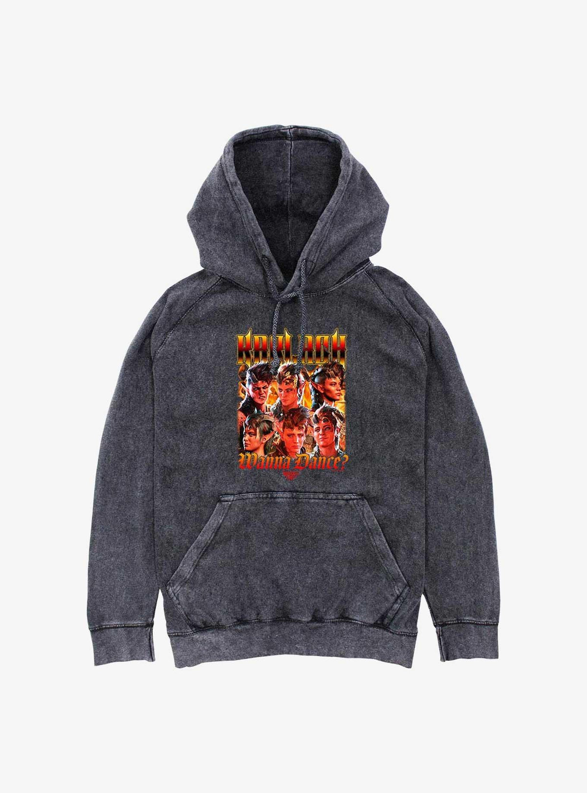 Dungeons & Dragons Baldur's Gate Karlach Wanna Dance Mineral Wash Hoodie