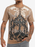 Winged Skulls Gothic Cross T-Shirt T-Shirt | High-Quality Print | Perfect For Daily Wear