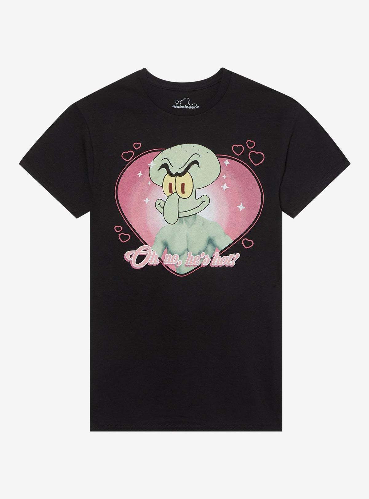 Spongebob Squarepants Squilliam Heart Quote Girls T Shirt