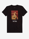 I'm Fine Portrait Painting T-Shirt T-Shirt | Bold Graphic Edition | Great Gift Idea