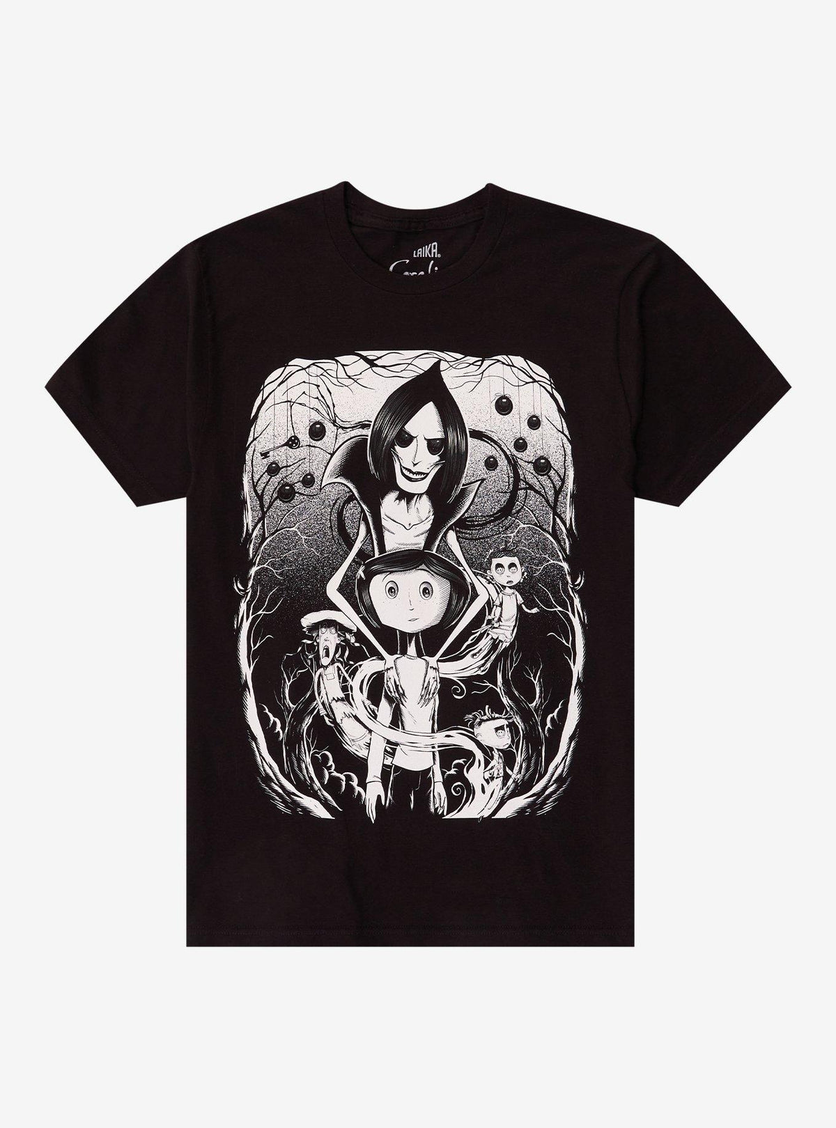 Coraline Beldam Black White T Shirt