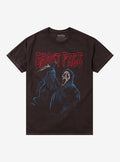 Ghost Face Jumbo Print Metal T Shirt