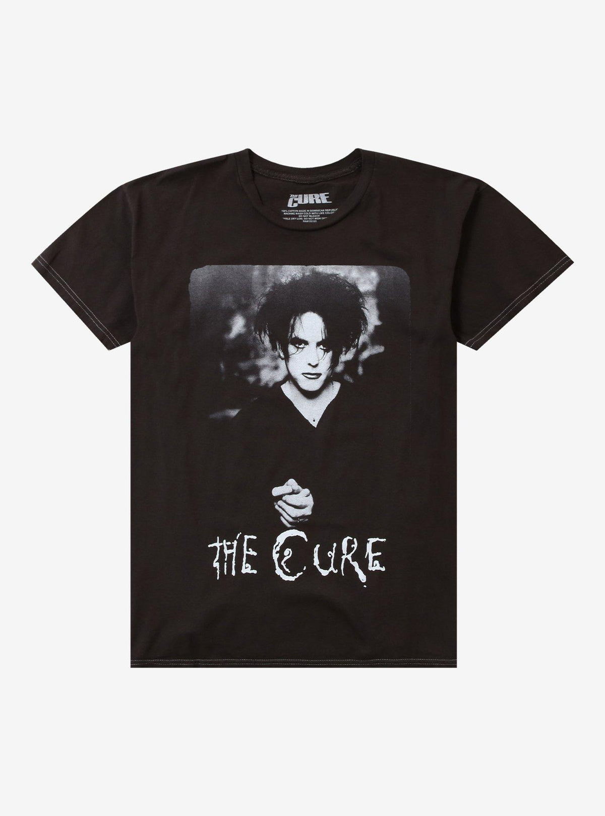 Cure Robert Smith Portrait Pigment Dyed T Shirt