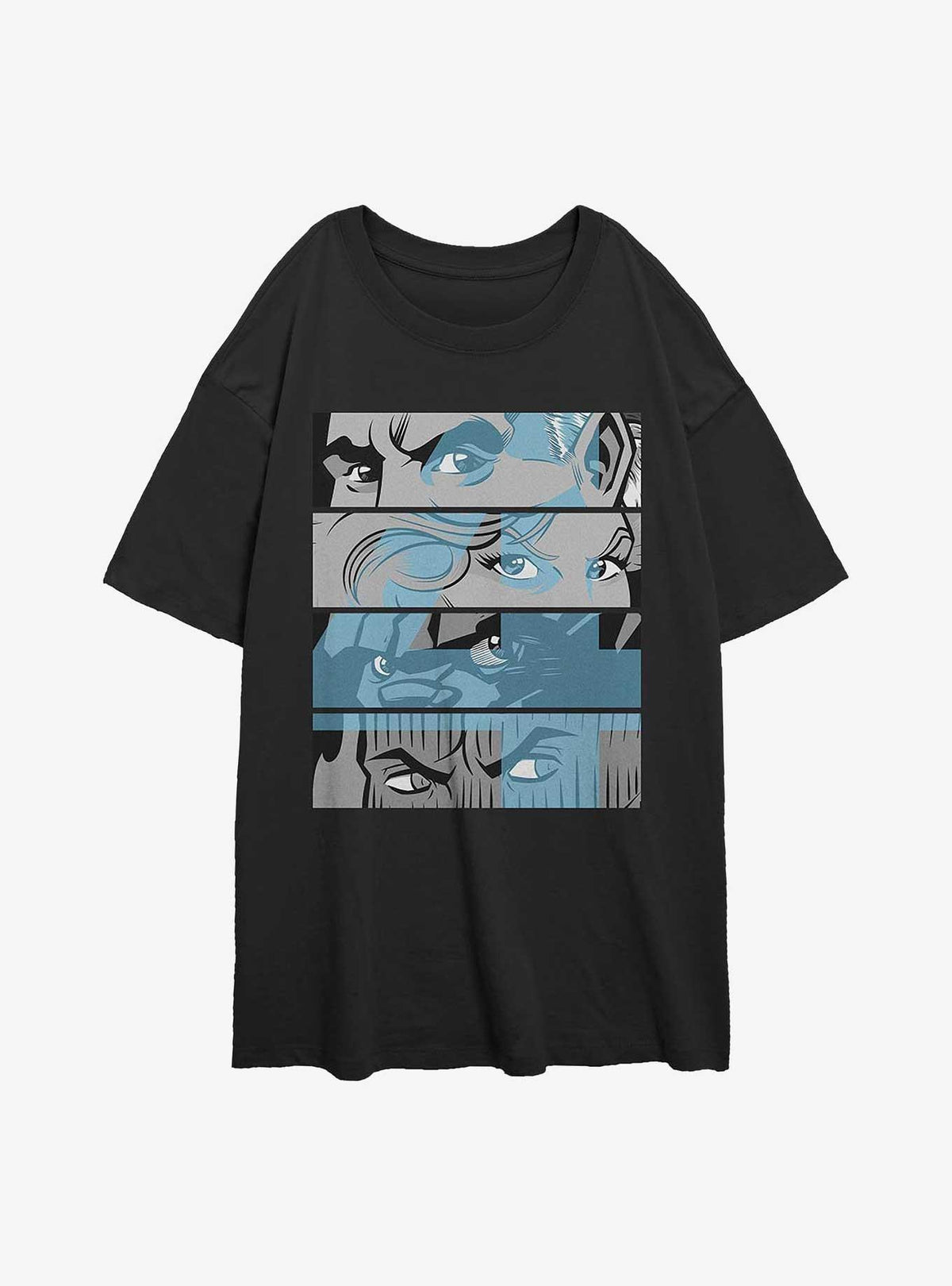 Marvel Fantastic Four Fantastic Blue Eyes Girls Oversized T-Shirt T-Shirt | Exclusive Edition | High Demand Item