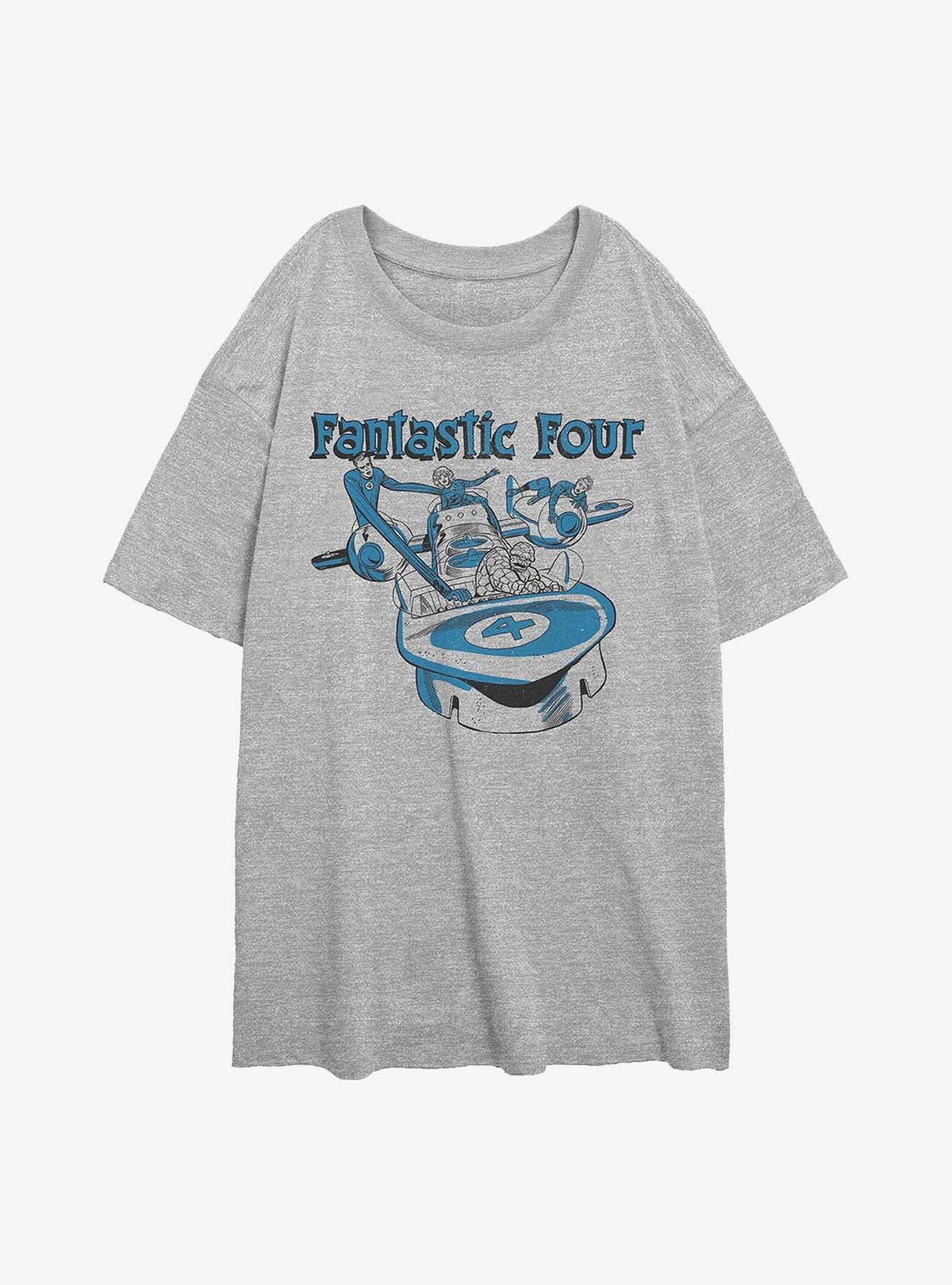 Marvel Fantastic Four Classic Four Girls Oversized T-Shirt