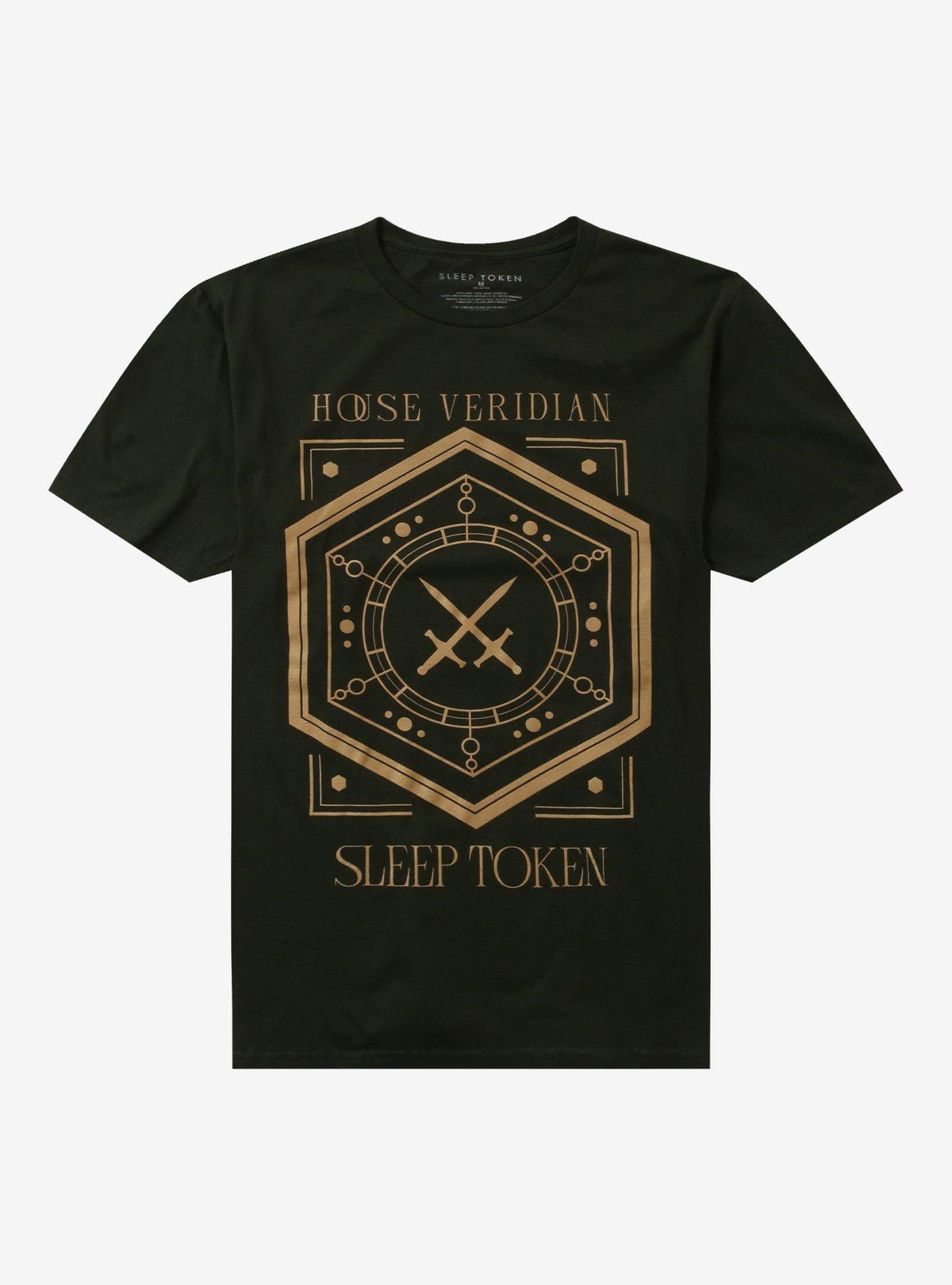 Sleep Token House Veridian Crest Green T-Shirt | Premium Unisex T-Shirt, Trending Graphic Tee
