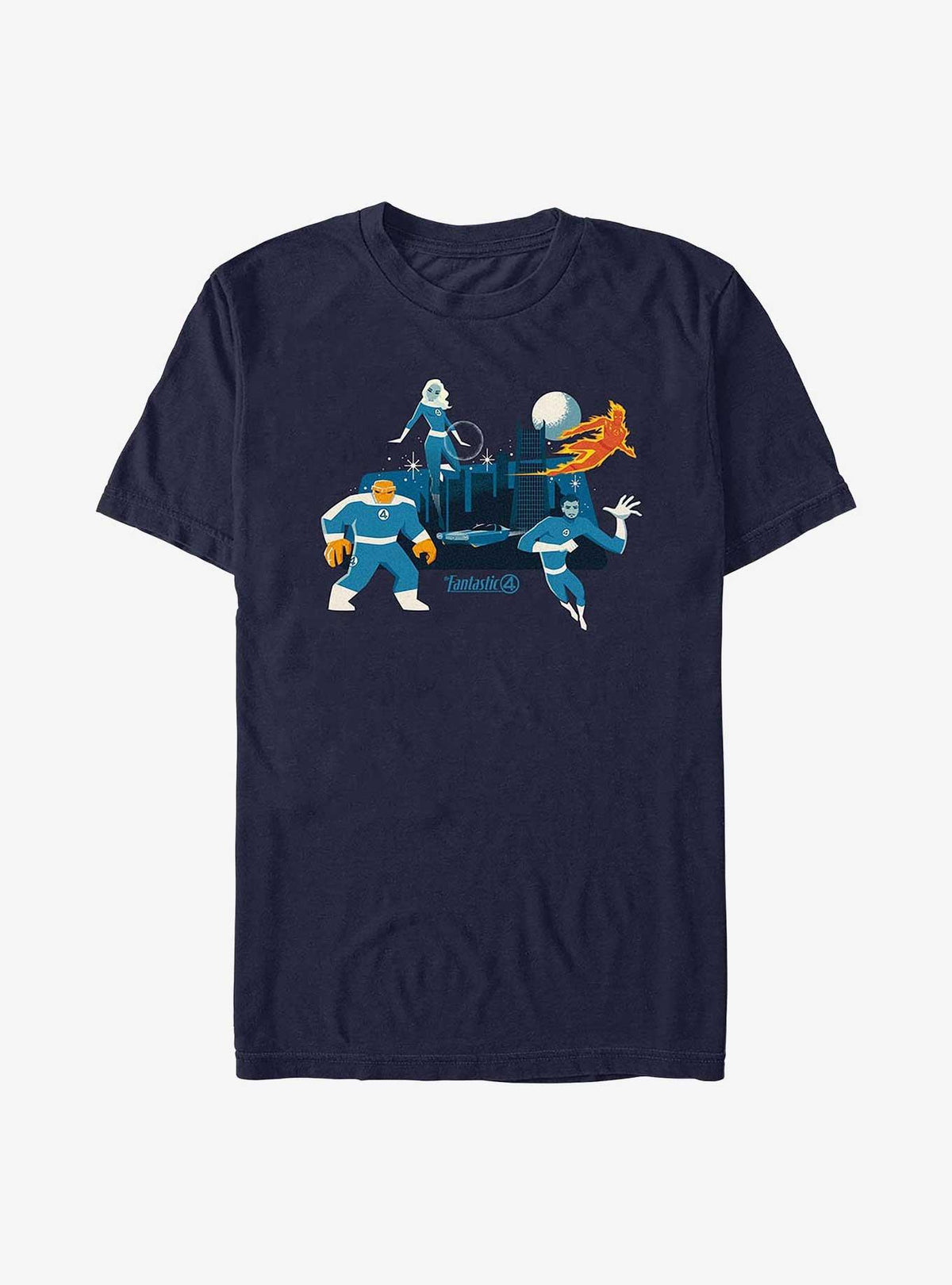 Marvel The Fantastic Four: First Steps Fantastic Four And City T-Shirt