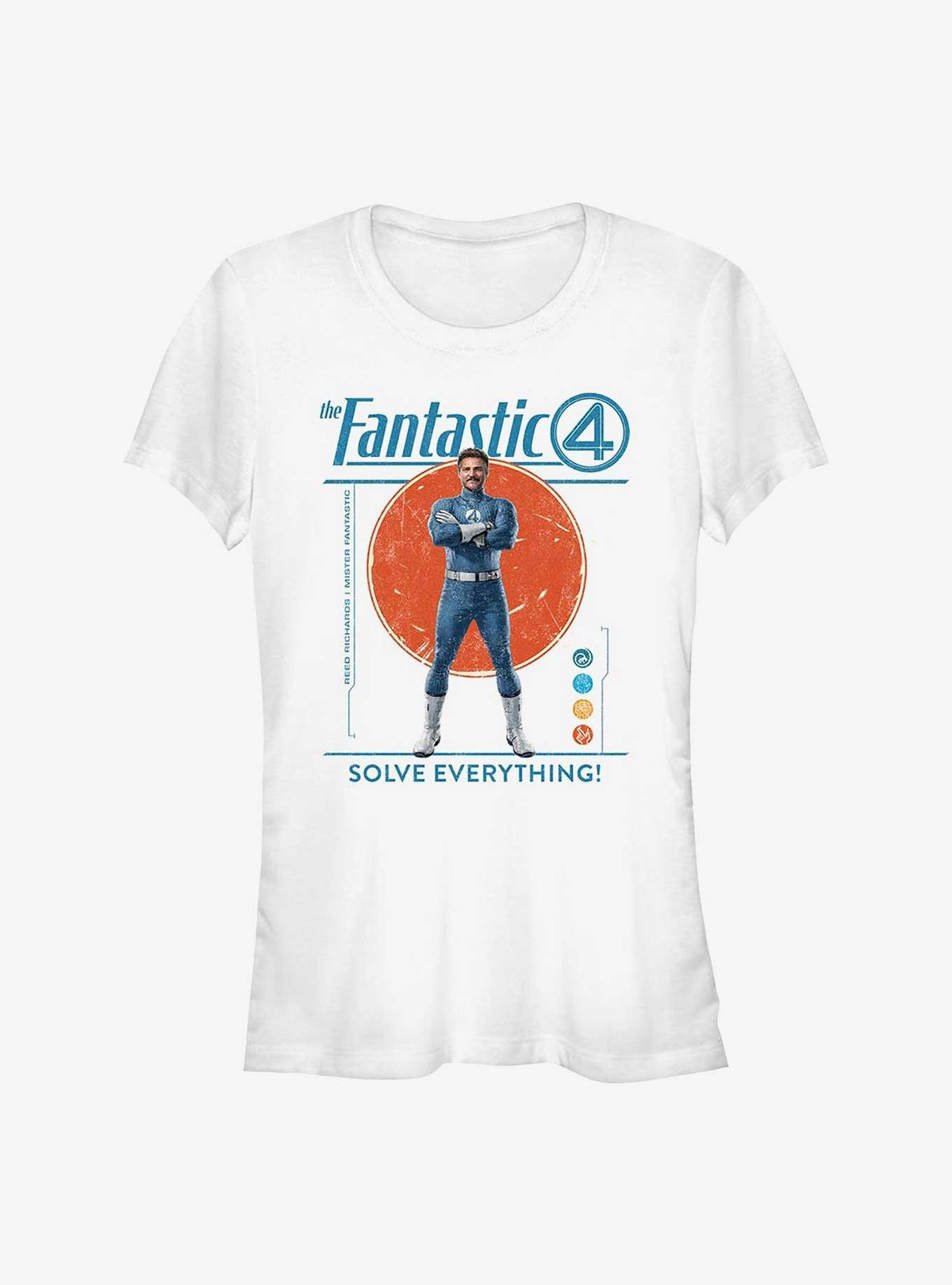 Marvel The Fantastic Four: First Steps Mister Fantastic Pose Girls T-Shirt