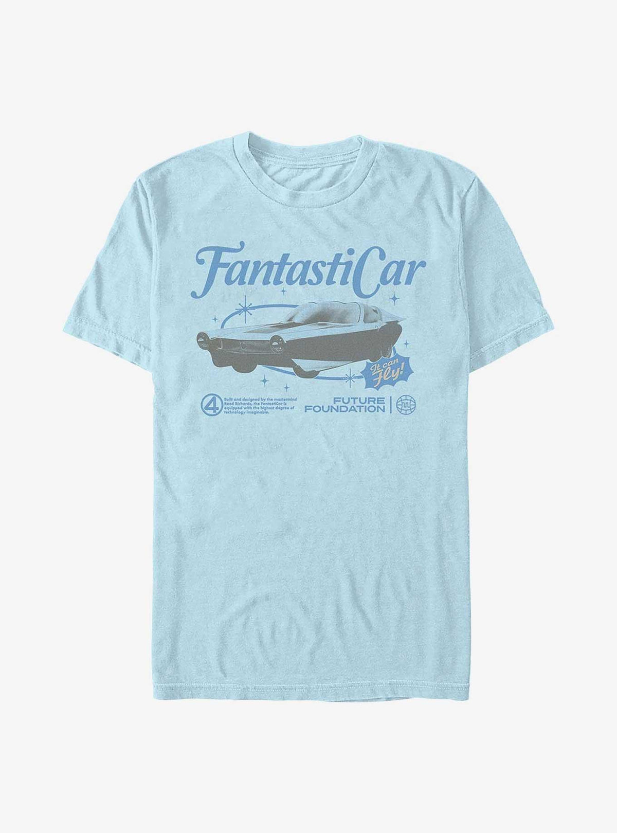 Marvel The Fantastic Four First Steps Fantastic Car Garment Dye T-Shirt Hot Topic Exclusive T-Shirt | Premium Graphic | Perfect For Daily Wear