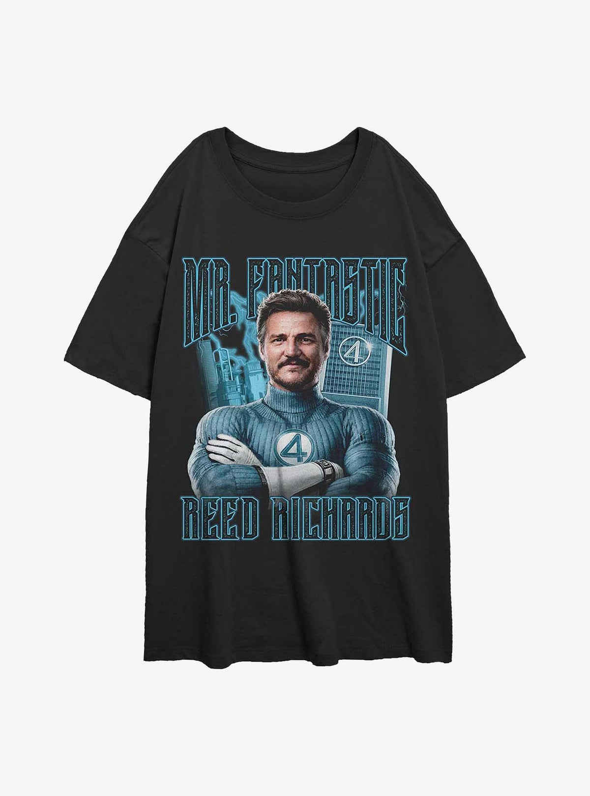 Marvel The Fantastic Four: First Steps Reed Fantastic Girls Oversized T-Shirt Hot Topic Exclusive