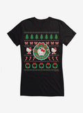 Hello Kitty Ugly Christmas Pattern Girls T-Shirt T-Shirt | Streetwear Vibe | Must-Have Style