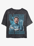 Marvel The Fantastic Four First Steps Reed Fantastic Girls Mineral Wash Crop T-Shirt Hot Topic Exclusive T-Shirt | Exclusive Edition | Perfect For Daily Wear