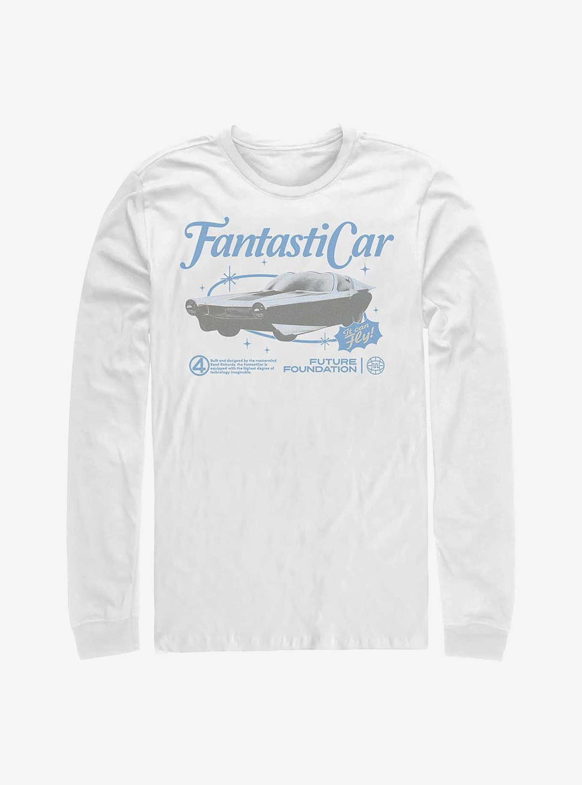 Marvel The Fantastic Four First Steps Fantastic Car Long-Sleeve T-Shirt Hot Topic Exclusive T-Shirt | Streetwear Vibe | Top Pick For Fans