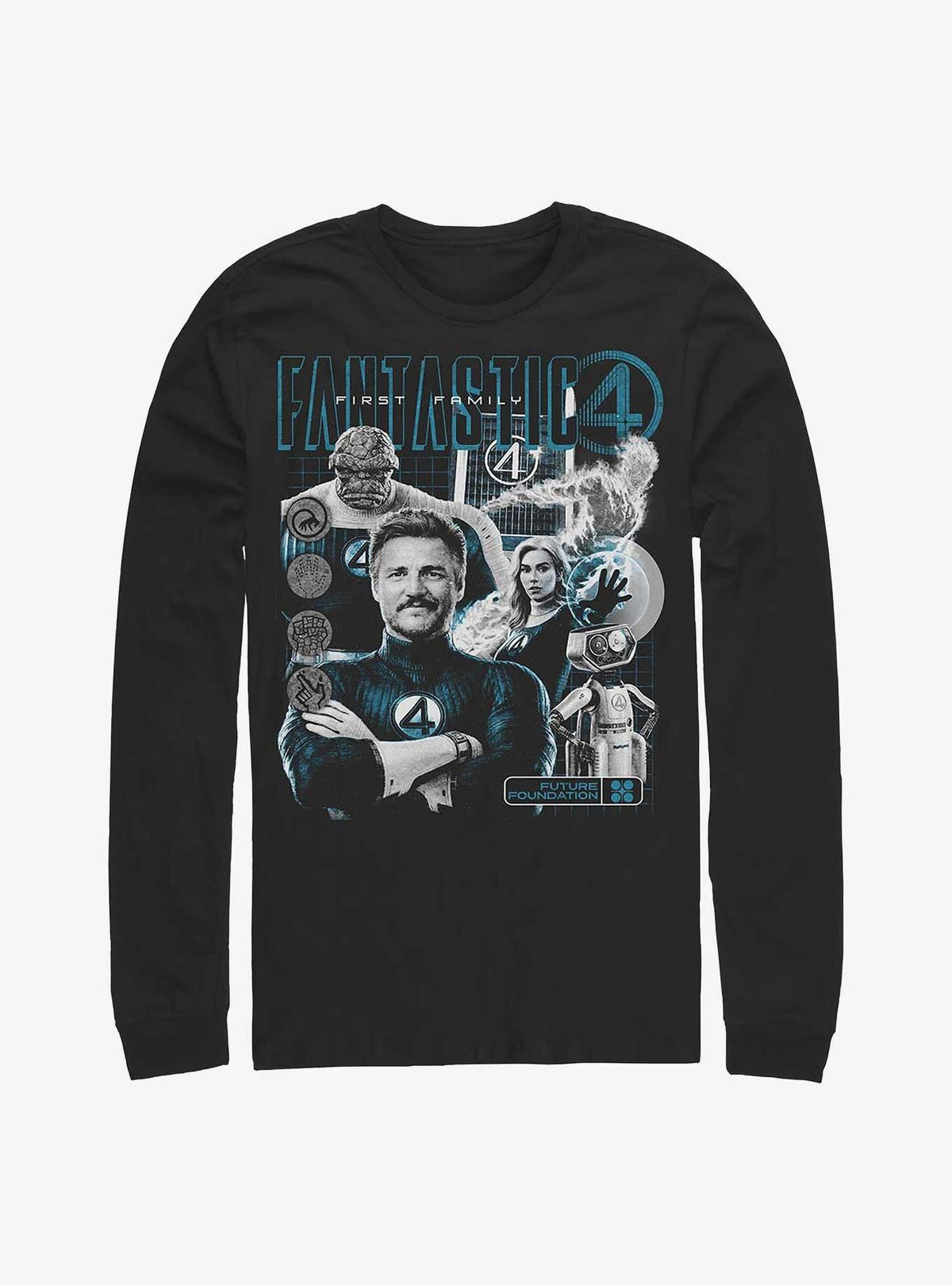 Marvel The Fantastic Four First Steps Club Fantastic Long-Sleeve T-Shirt Hot Topic Exclusive T-Shirt | Viral Style | Must-Have Style