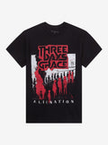 Three Days Grace Alienation Figures T Shirt