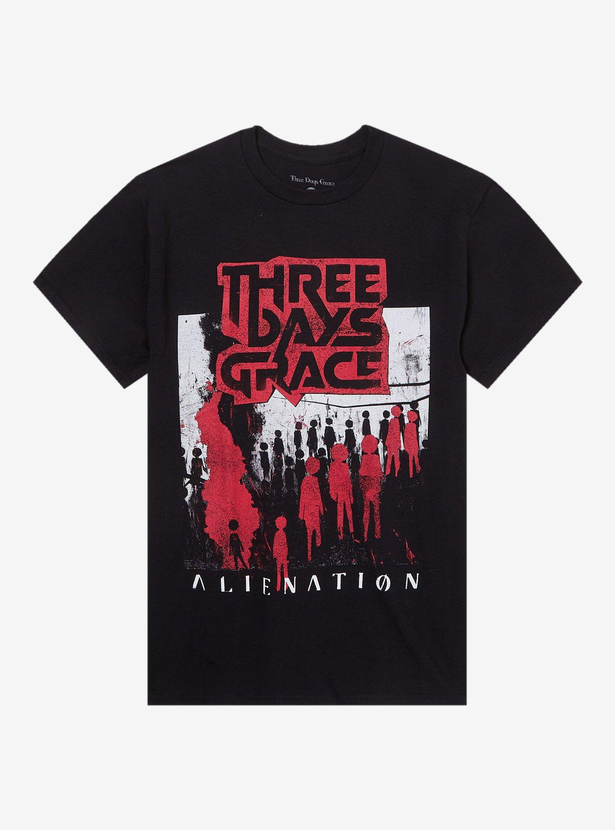 Three Days Grace Alienation Figures T Shirt