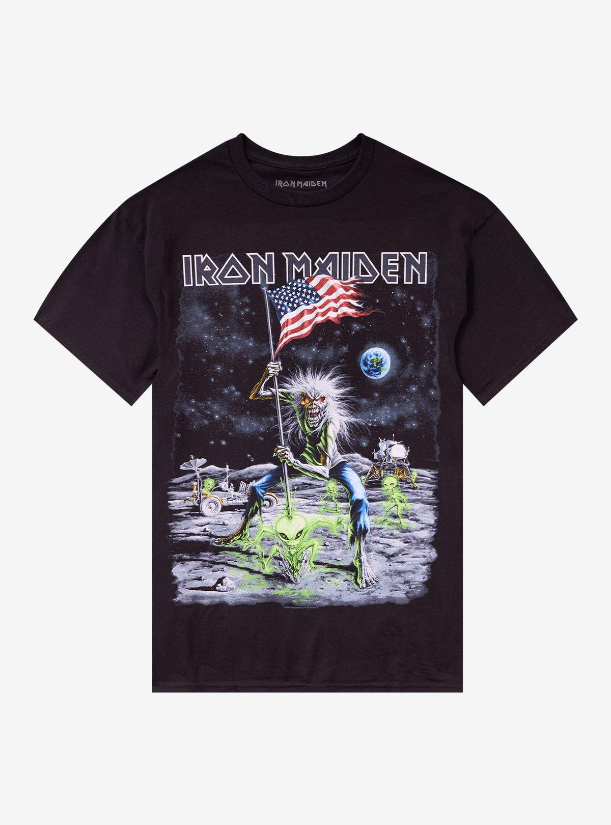 Iron Maiden Final Frontier Tour Two Sided T Shirt