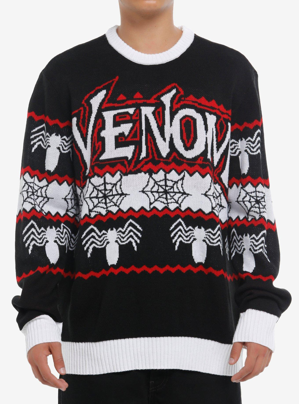Marvel Venom Intarsia Sweater T-Shirt | Best-Selling Artwork | Perfect For Daily Wear