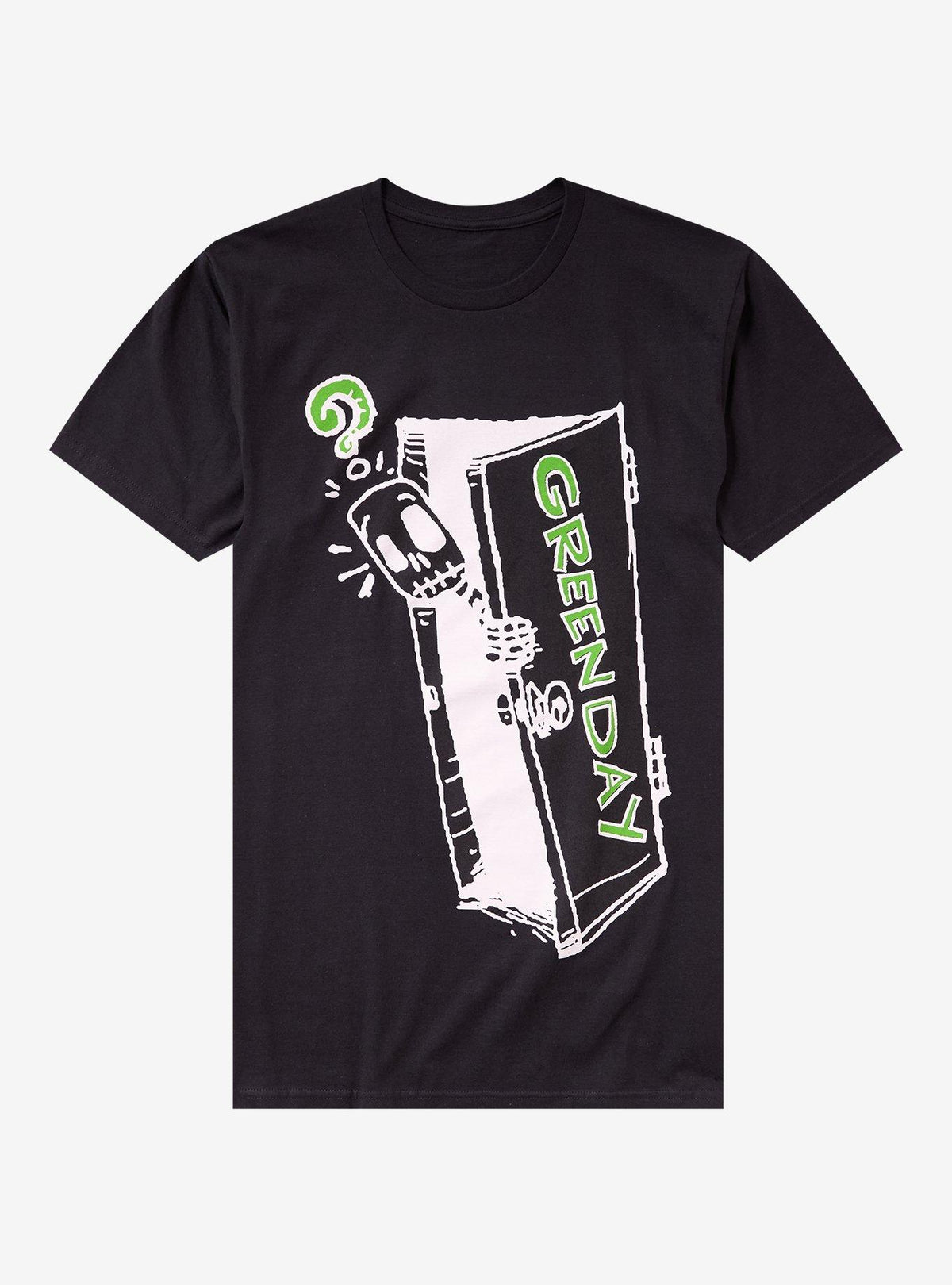 Green Day Skeleton Door T Shirt