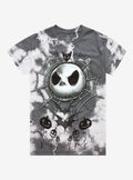 The Nightmare Before Christmas Jack Spiderweb Tie-Dye T-Shirt T-Shirt | Best-Selling Artwork | High Demand Item