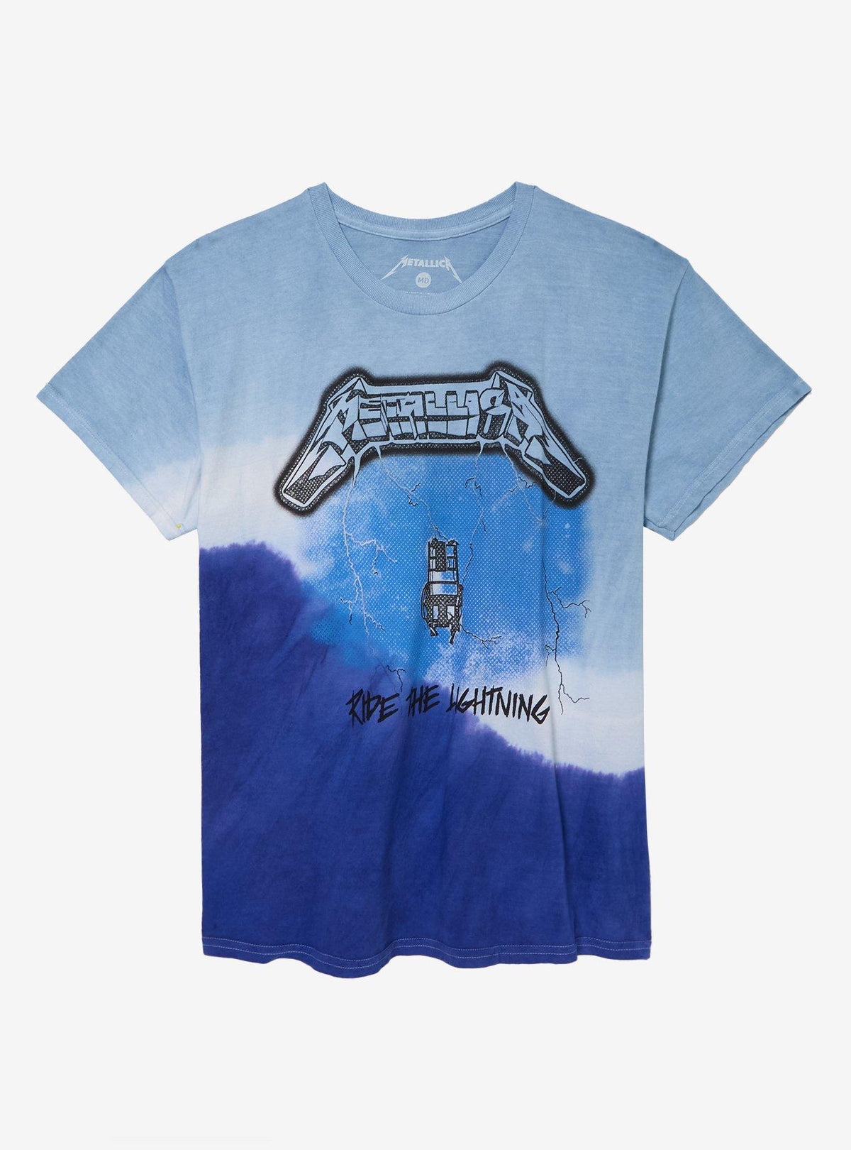 Metallica Ride Lightning Tour Tie Dye T Shirt