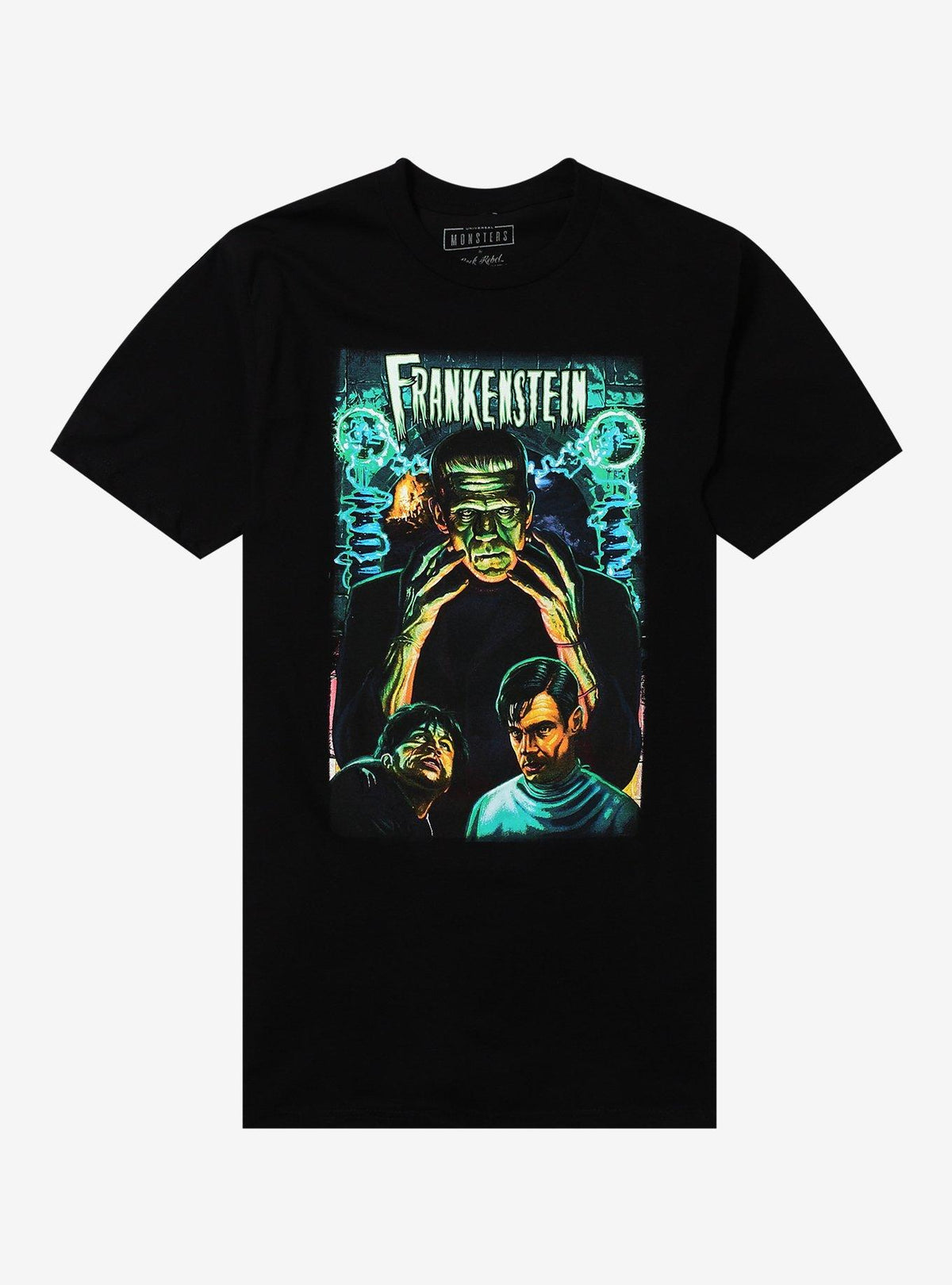 Rock Rebel Universal Monsters Frankenstein Lab T-Shirt