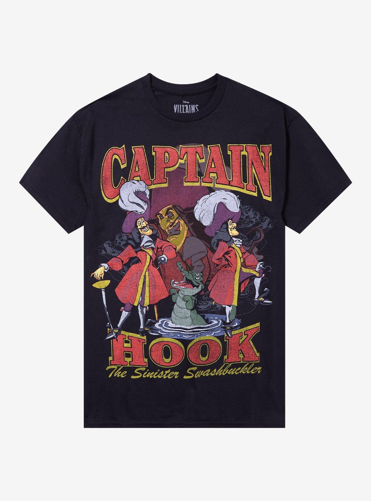 Disney Peter Pan Captain Hook Collage T-Shirt | Premium Unisex T-Shirt, Trending Graphic Tee