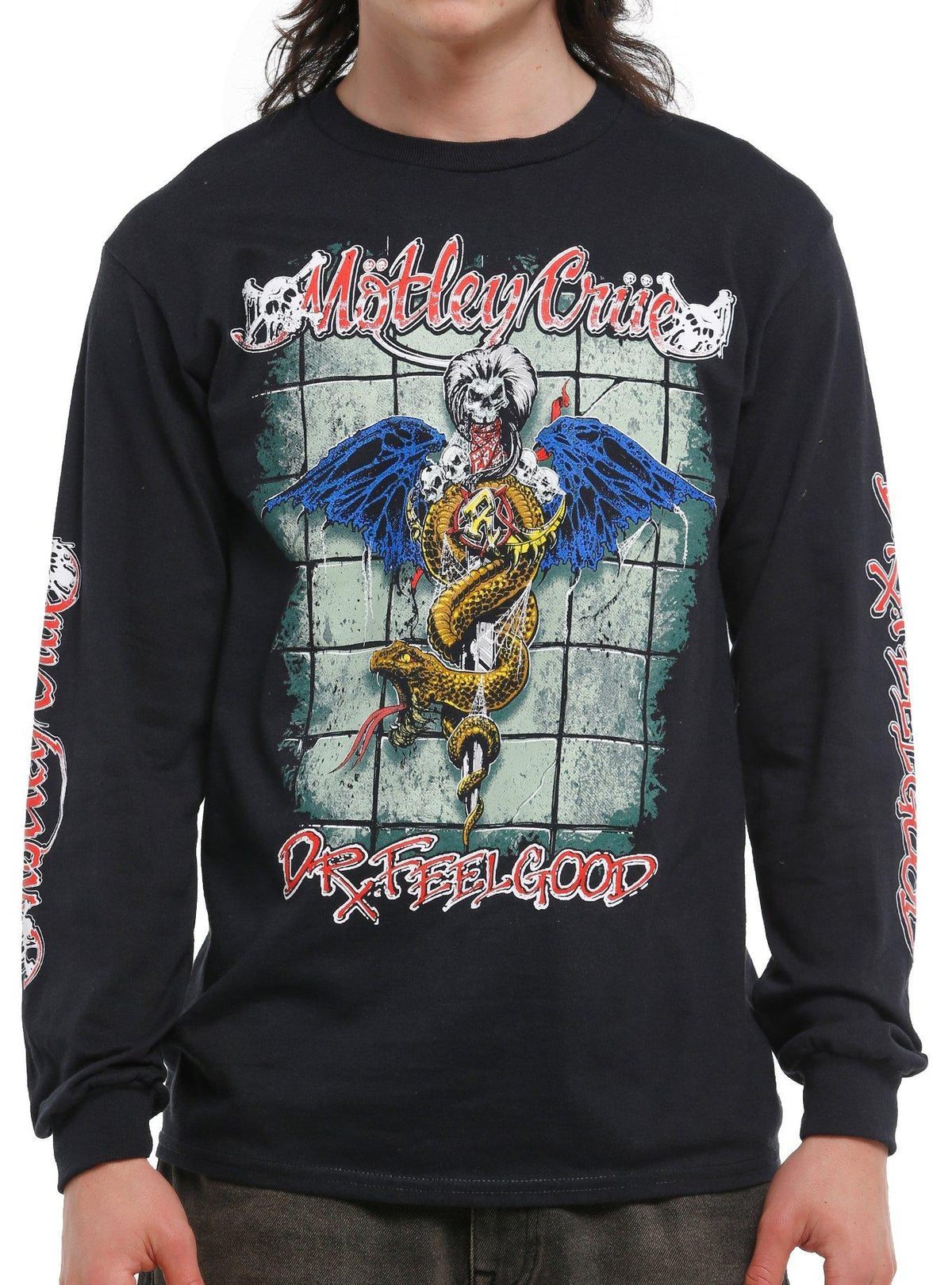 Motley Crue Dr Feelgood Long Sleeve T Shirt
