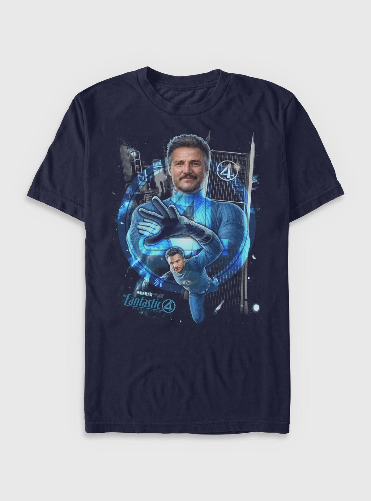 Marvel The Fantastic Four First Steps Reed Space Buildings T-Shirt T-Shirt | Viral Style | Must-Have Style