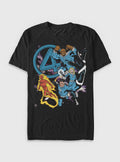 Marvel The Fantastic Four: First Steps Hero Galaxy Four T-Shirt