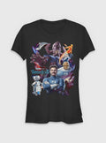 Marvel The Fantastic Four First Steps Fantastic Space Flight Girls T-Shirt T-Shirt | Streetwear Vibe | High Demand Item
