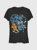 Marvel The Fantastic Four First Steps Hero Galaxy Four Girls T-Shirt T-Shirt | Trending Design | Perfect For Daily Wear