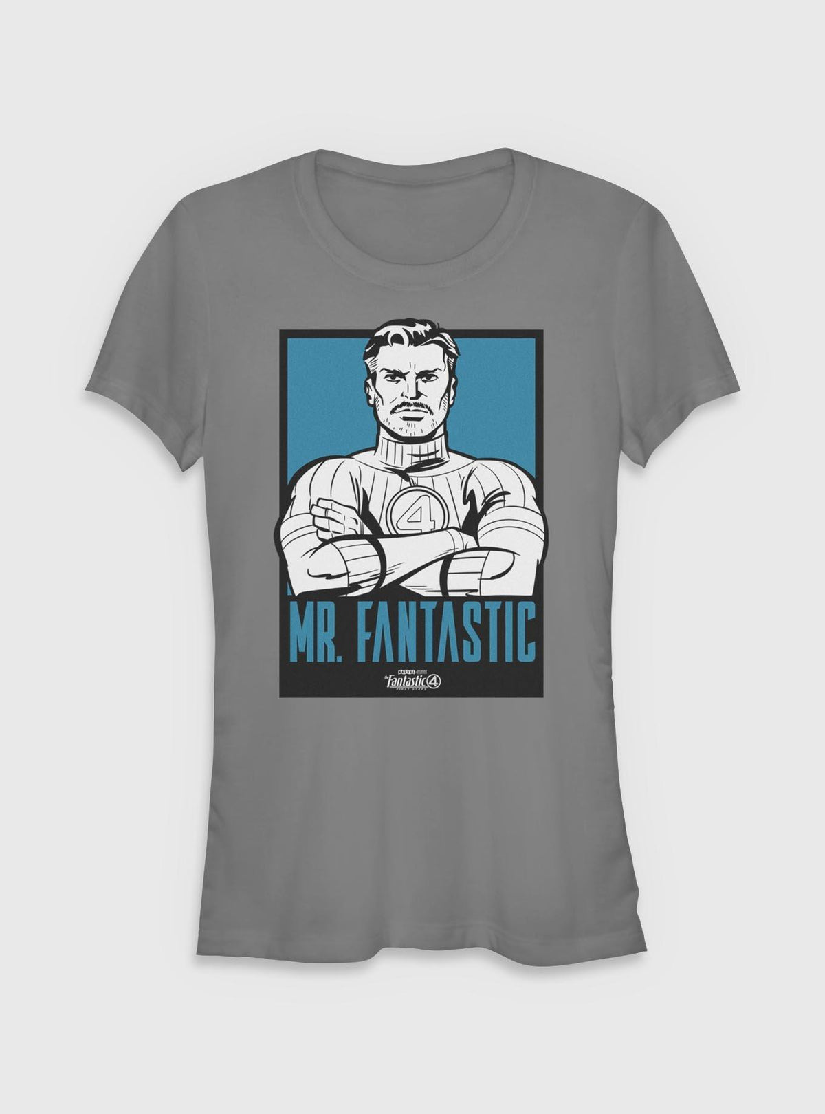 Marvel The Fantastic Four First Steps MrFantastic Poster Girls T-Shirt Poster | Streetwear Vibe | Great Gift Idea
