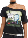 Pon And Zi Heart Beating For You Girls Off-The-Shoulder T-Shirt T-Shirt | High-Quality Print | High Demand Item