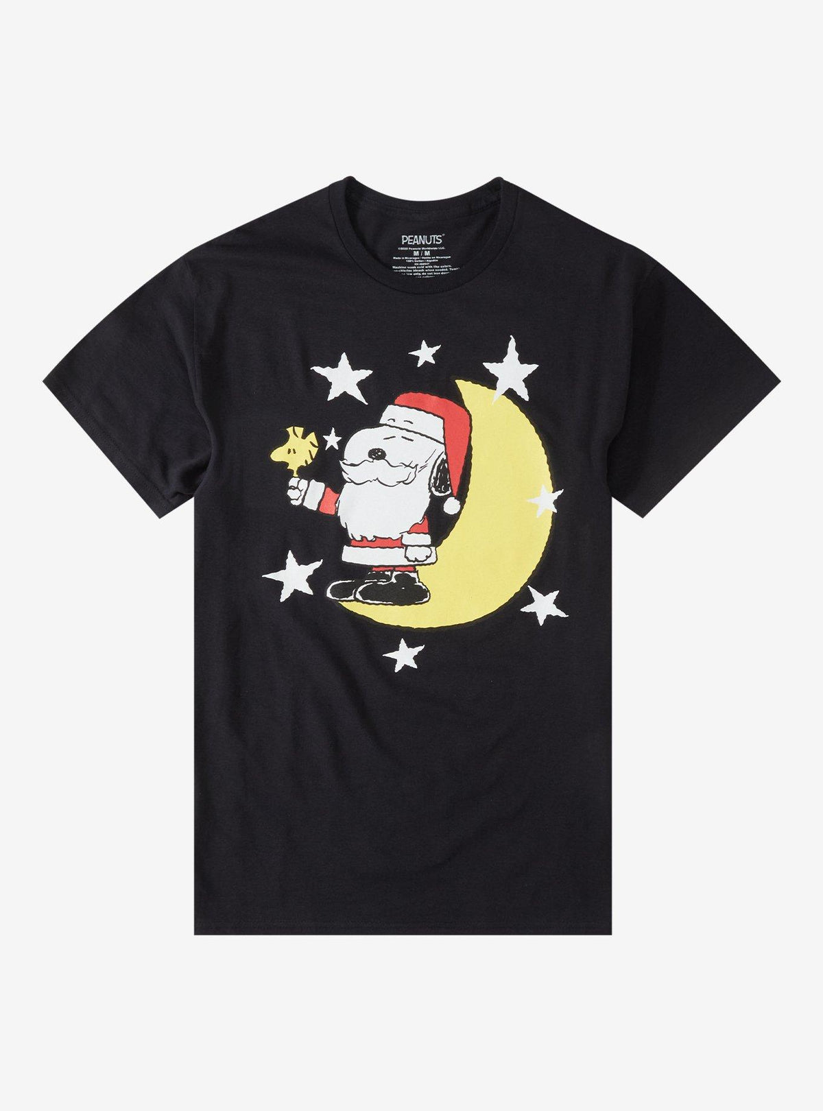 Peanuts Santa Snoopy Night Sky T-Shirt | Premium Unisex T-Shirt, Trending Graphic Tee