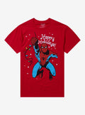 Marvel Spider-Man Holiday T-Shirt | Premium Unisex T-Shirt, Trending Graphic Tee