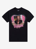 Stranger Things Hopper Heart T-Shirt | Premium Unisex T-Shirt, Trending Graphic Tee