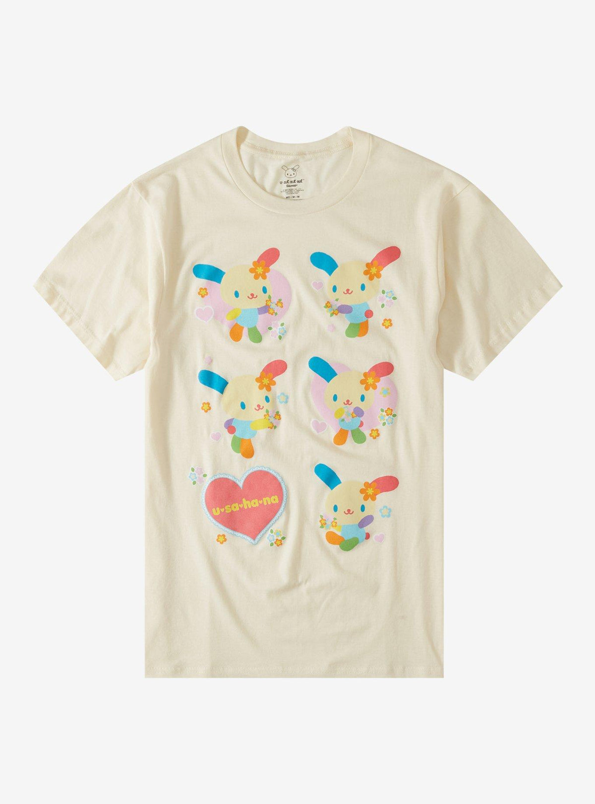 U*SA*HA*NA Flowers Grid T-Shirt