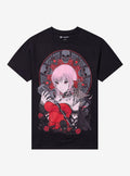Ghost X Ghost Mori Calliope Portrait Of Death T-Shirt | Premium Unisex T-Shirt, Trending Graphic Tee