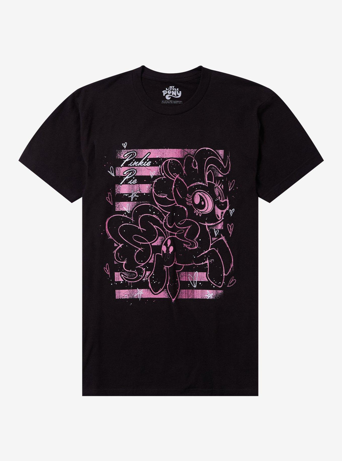 My Little Pony Pinkie Pie Pink Stripe T Shirt