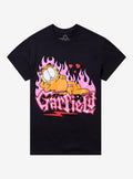 Garfield Pink Flame T-Shirt | Premium Unisex T-Shirt, Trending Graphic Tee
