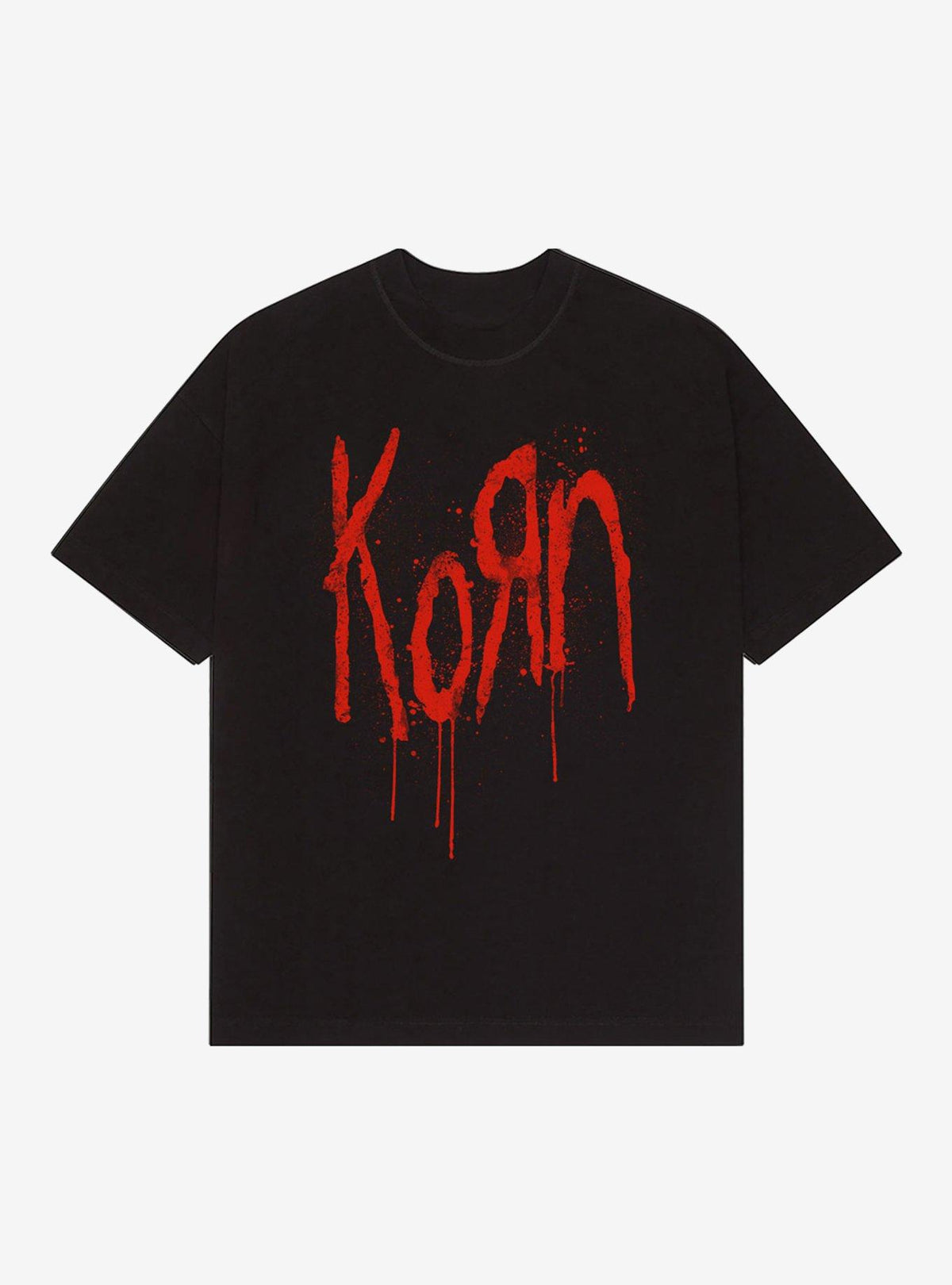 Korn Still A Freak Red Logo T Shirt