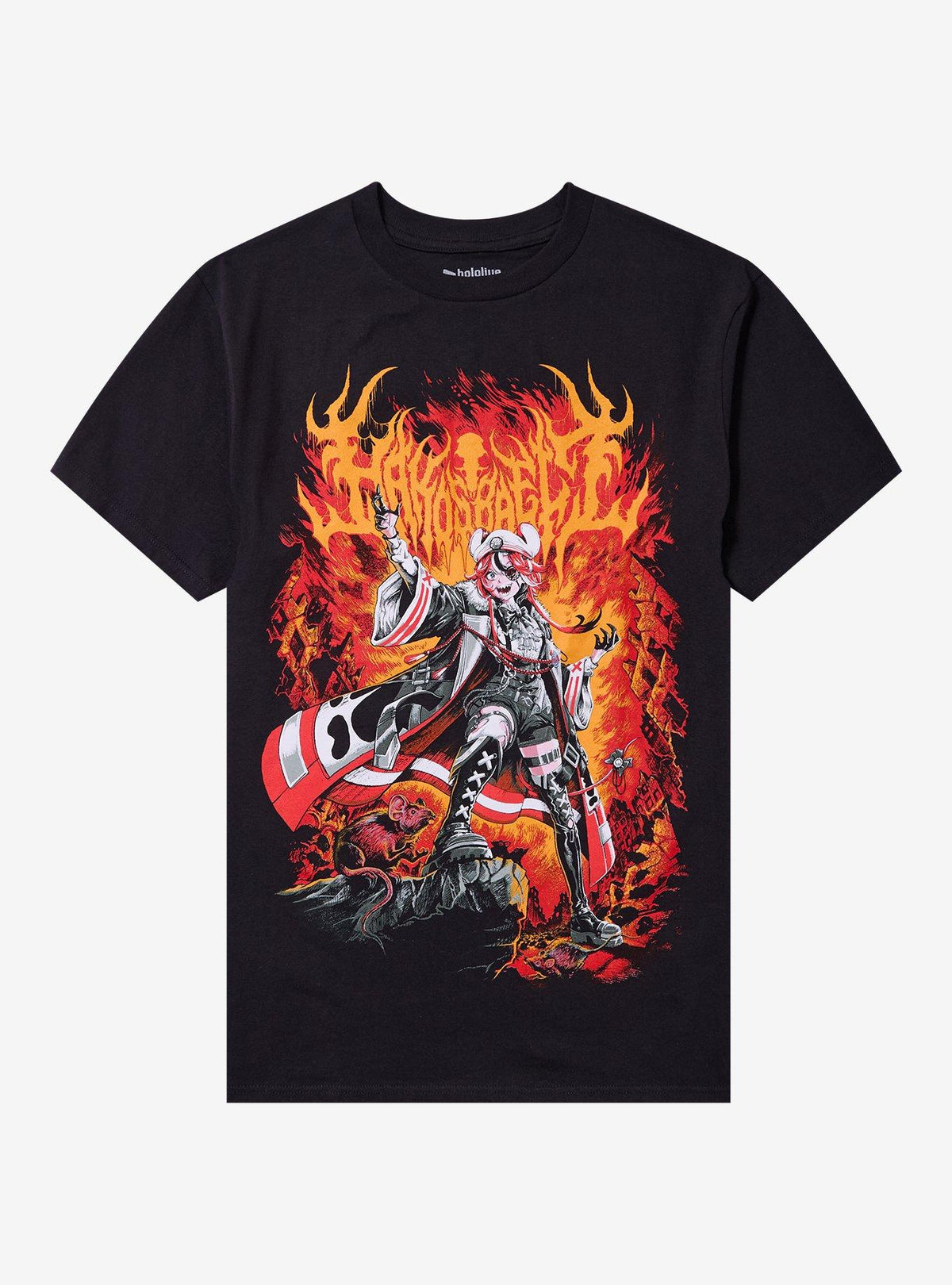 Ghost X Ghost Hakos Baelz Metalcropolis T-Shirt | Premium Unisex T-Shirt, Trending Graphic Tee