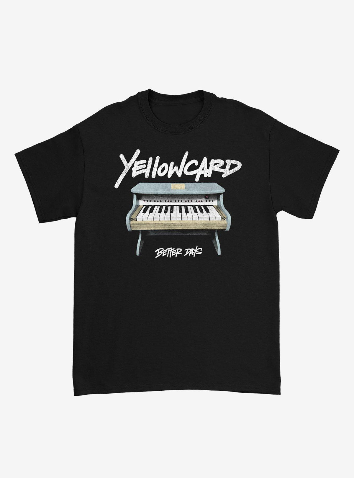 Yellowcard Better Days Keyboard T-Shirt | Premium Unisex T-Shirt, Trending Graphic Tee